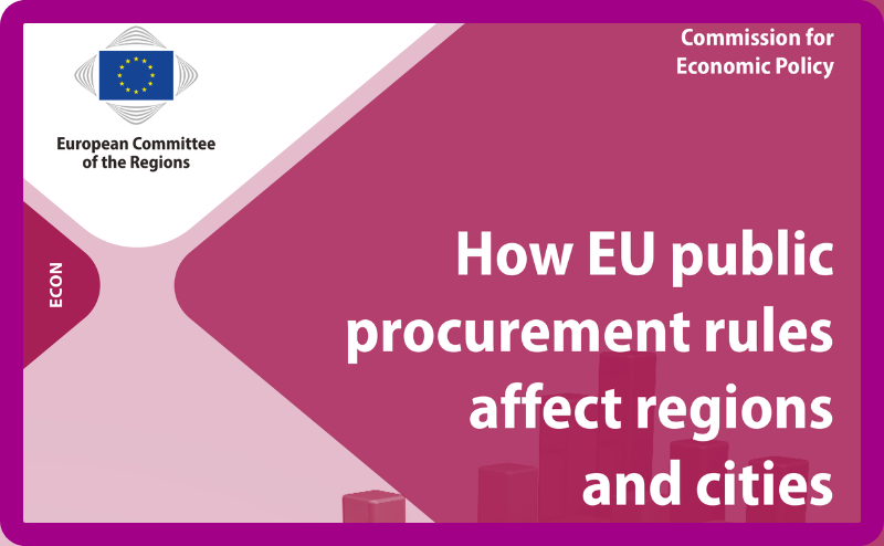 How EU public procurement rules affect regions and cities